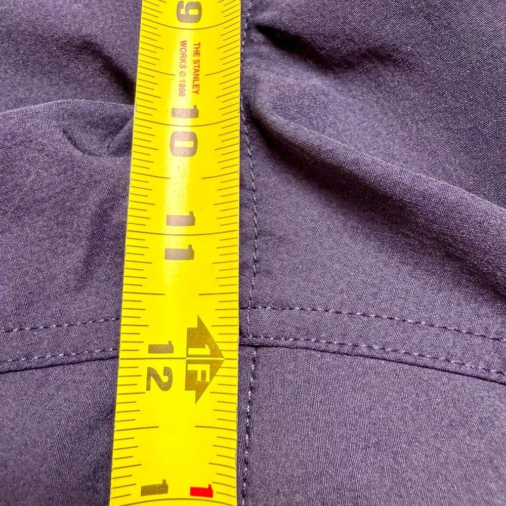 North Face Shorts Mens 40 Navy Blue Outdoors Stretch Zip Pocket Quick Dry Hiking